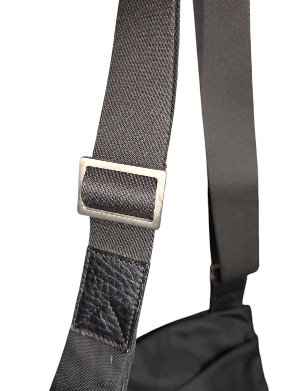 Salvatore Ferragamo Black Nylon Men's Crossbody Bag - Picture 7 of 8